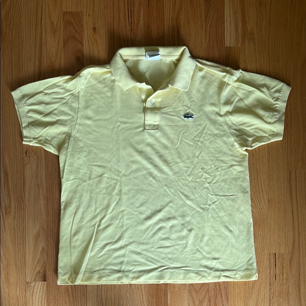 Lacoste Yellow Polo Shirt